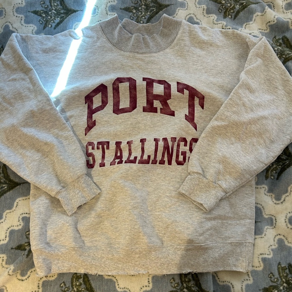 firstport x olivia & lunden stallings port stallings mockneck sweatshirt